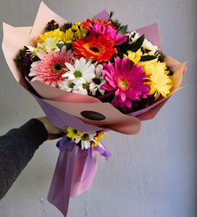 Renkli Çiçek Buketi