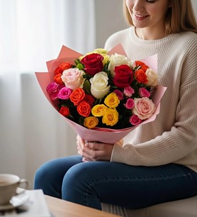 ödemiş renkli gül